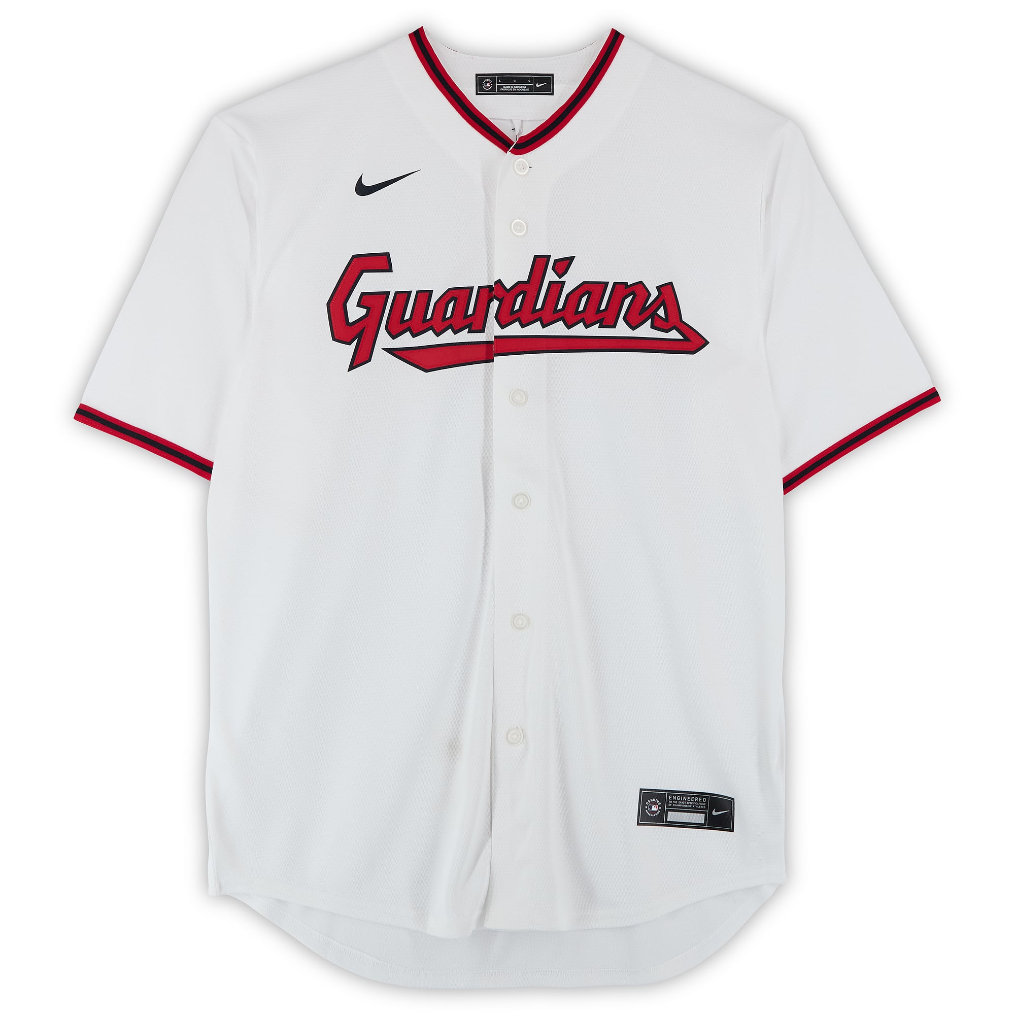 Travis Bazzana Cleveland Guardians Autographed Nike Replica Jersey