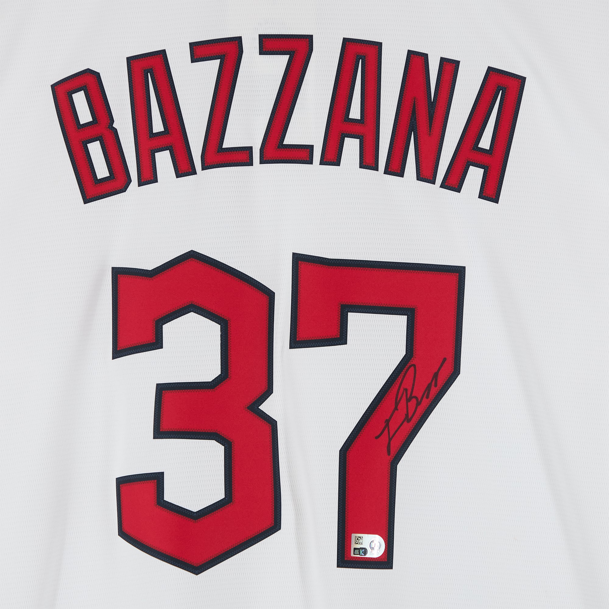 Travis Bazzana Cleveland Guardians Autographed Nike Replica Jersey