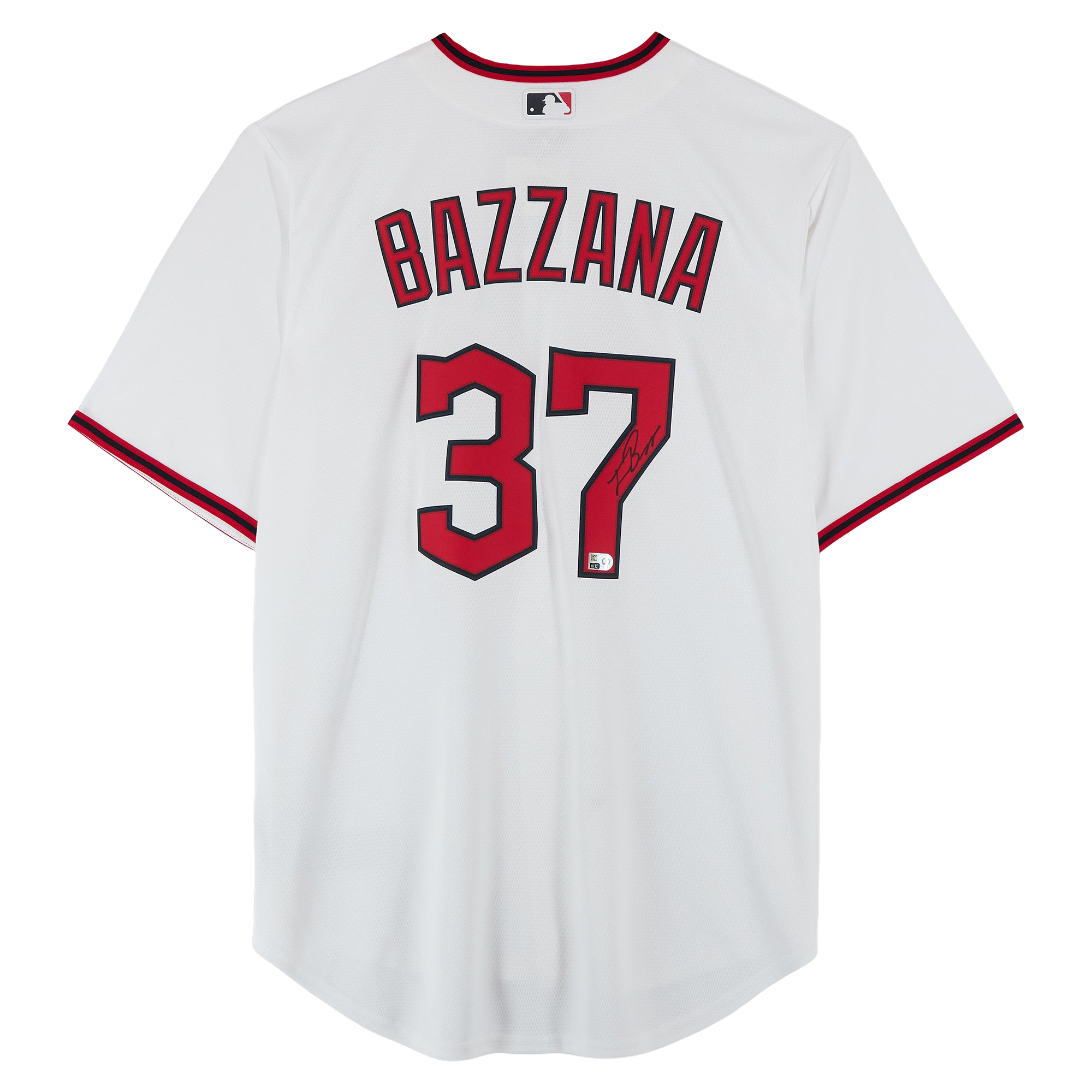 Travis Bazzana Cleveland Guardians Autographed White Nike Replica Jersey
