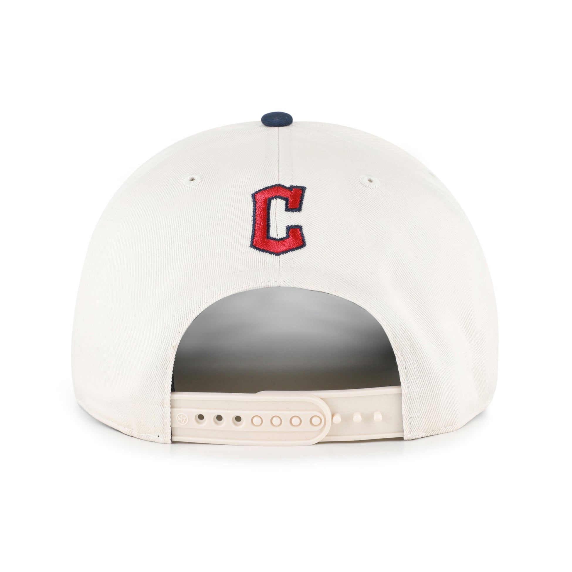 Unisex '47 Natural/Navy Cleveland Guardians Rope Script Hitch Adjustable Hat