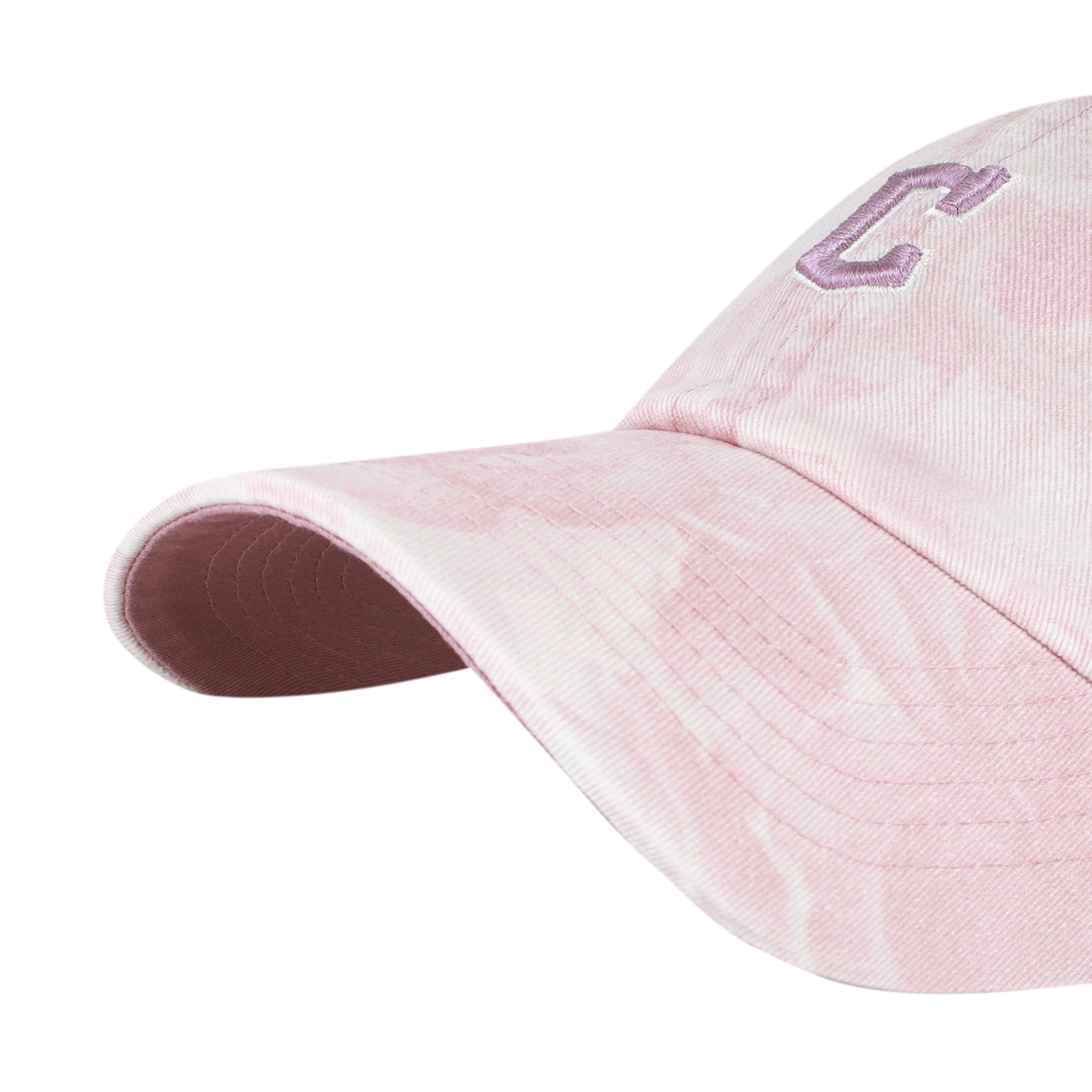 Women's '47 Pink Cleveland Guardians Gardenia Clean Up Adjustable Hat