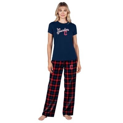  Cleveland Guardians Concepts Sport Women's Highland Sleep Set - Navy