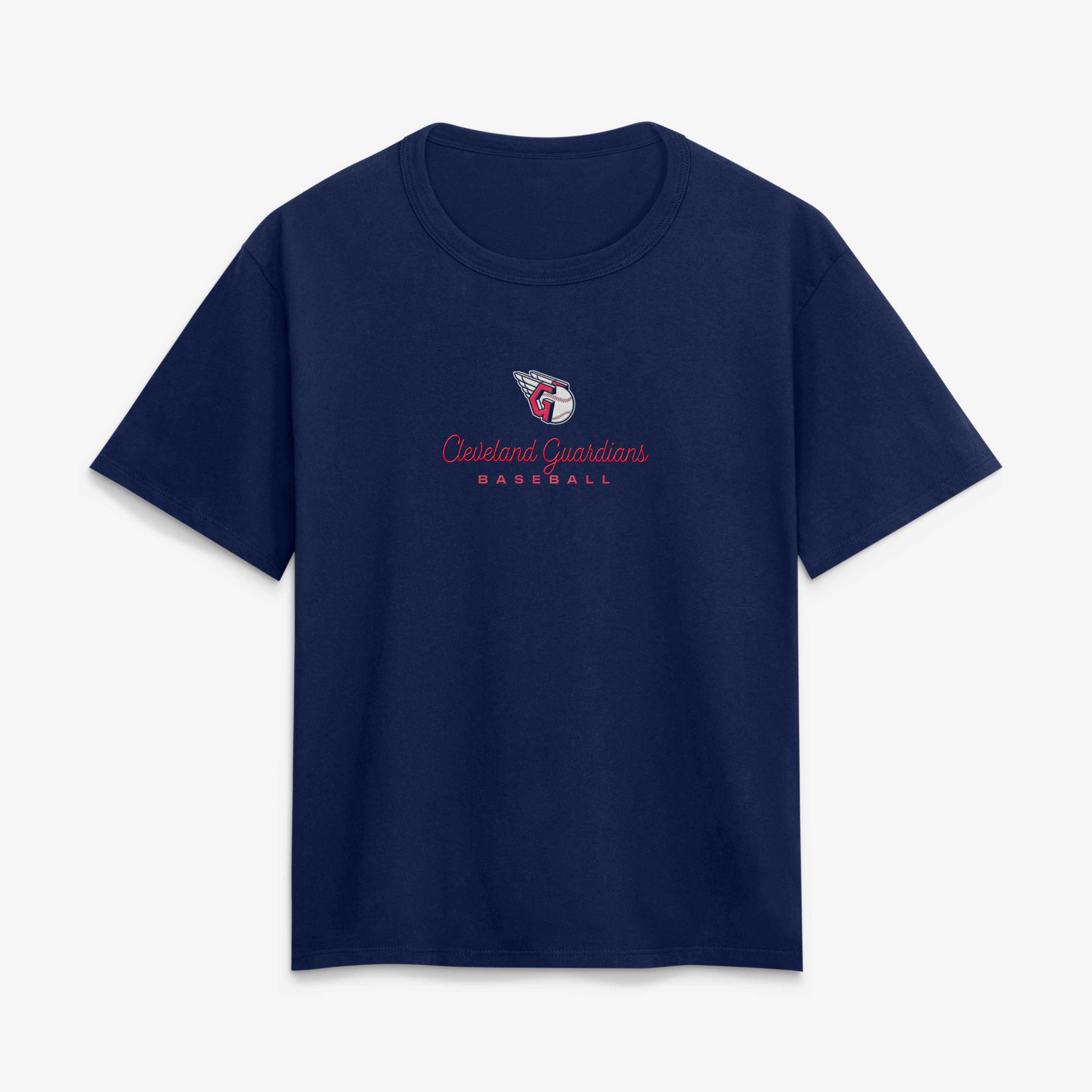 Women's Fanatics Navy Cleveland Guardians Legacy T-Shirt