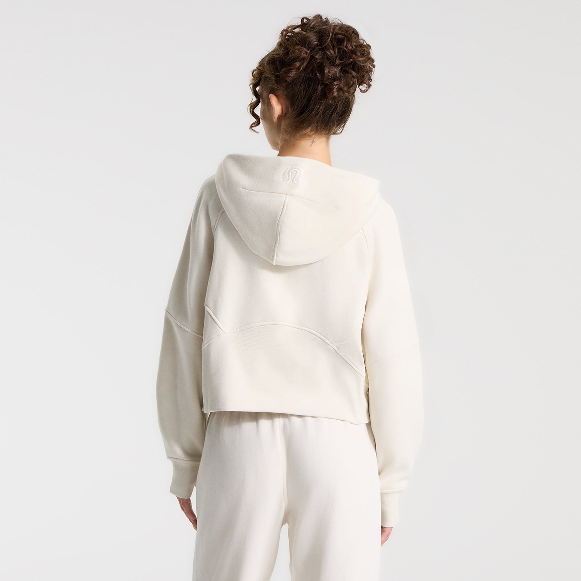 Sweat à capuche zippé oversize True Red Cleveland Guardians Scuba pour femme de lululemon