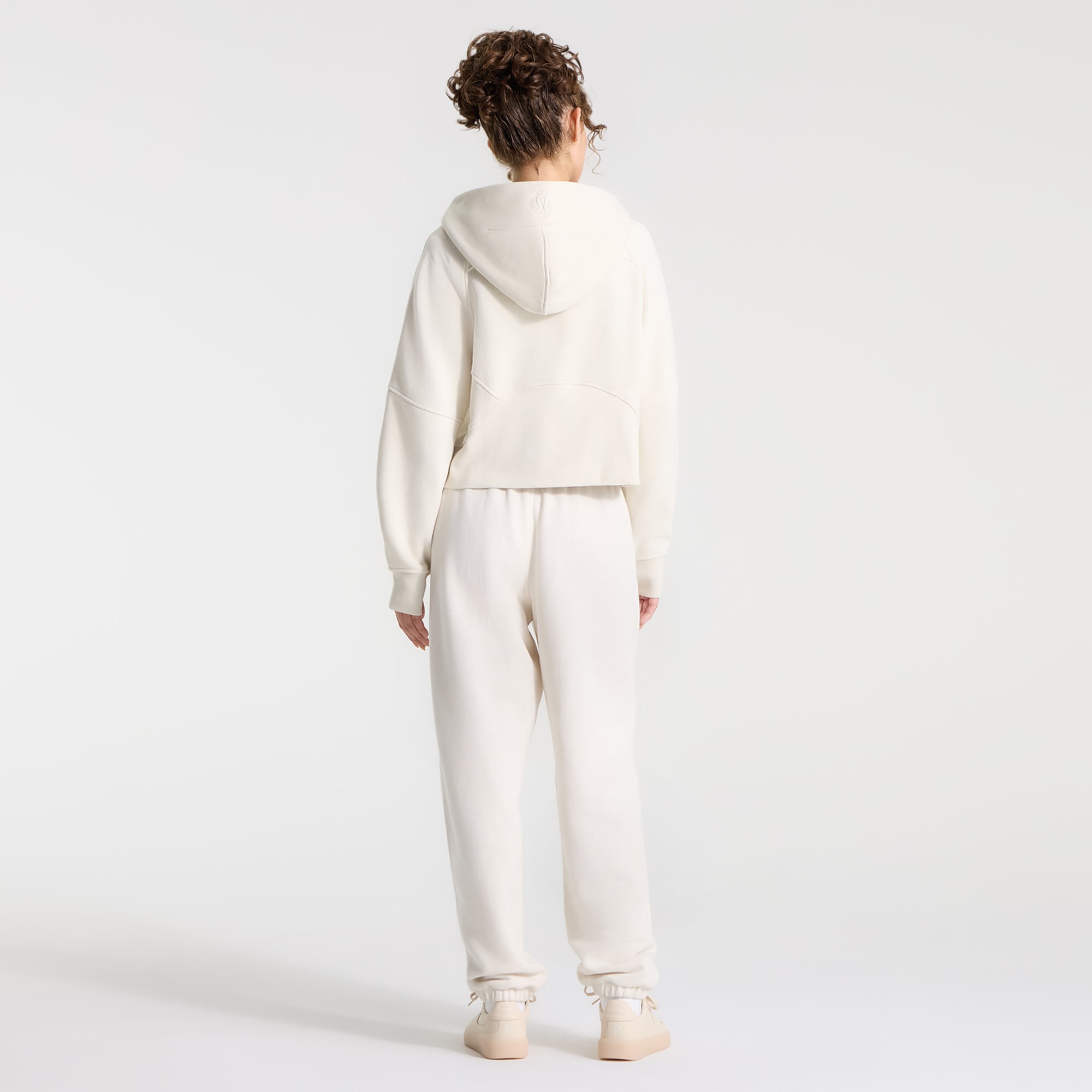 Sweat à capuche zippé oversize True Red Cleveland Guardians Scuba pour femme de lululemon