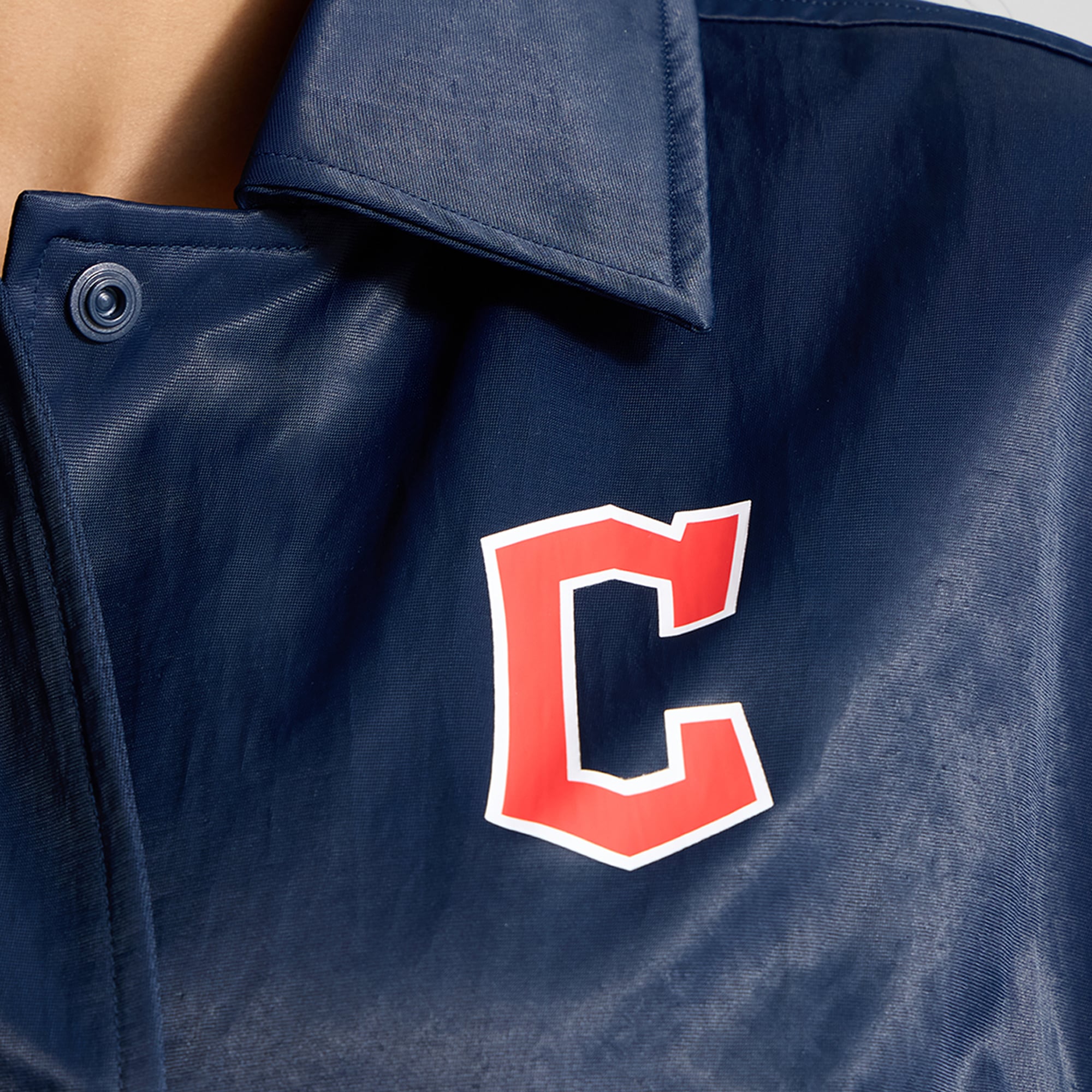 Veste d'entraîneur lululemon True Navy Cleveland Guardians pour femme