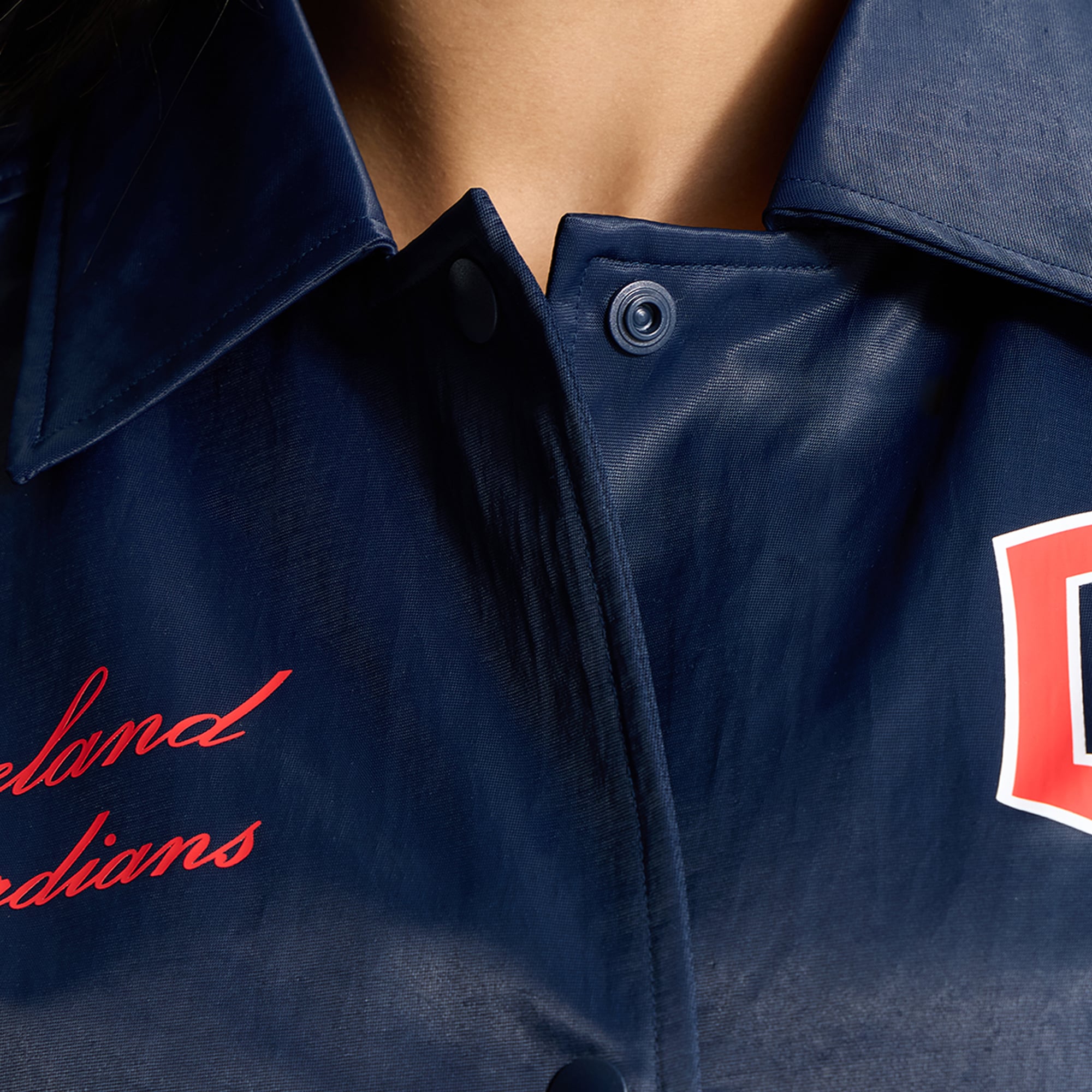 Veste d'entraîneur lululemon True Navy Cleveland Guardians pour femme