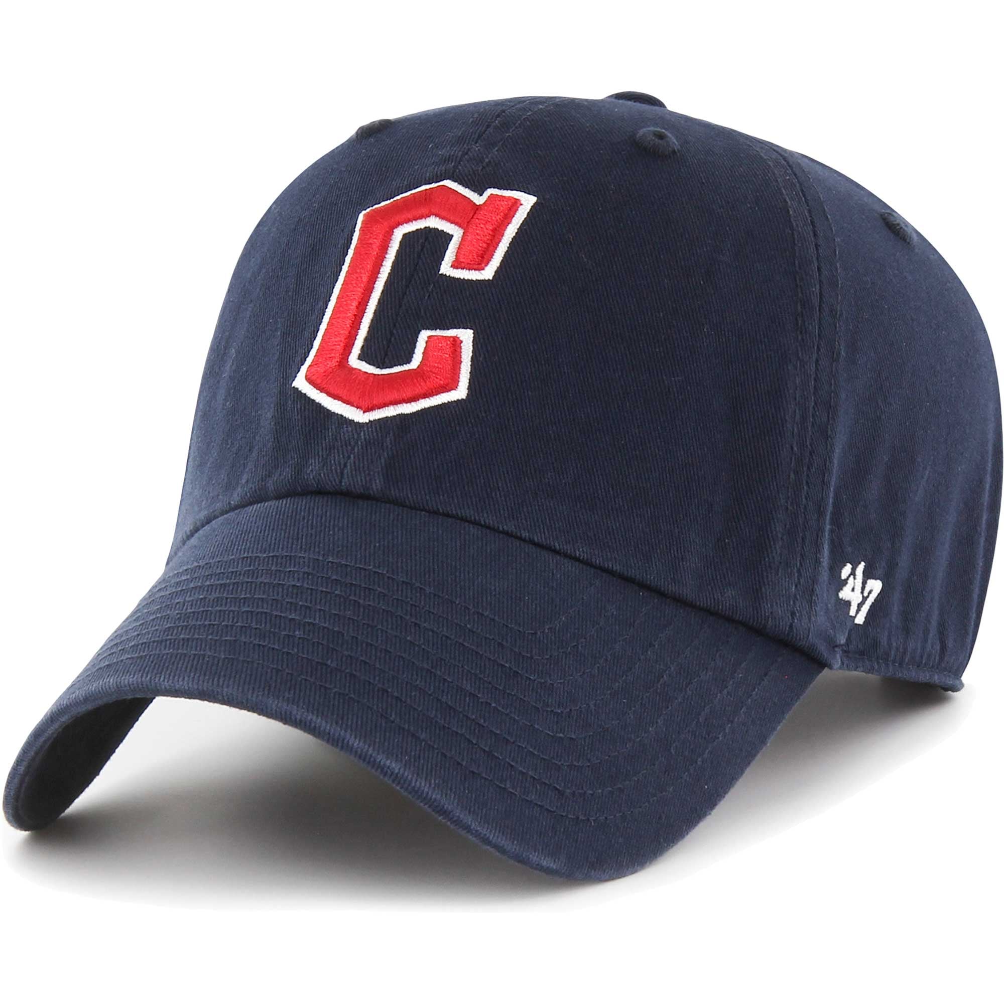 Youth '47 Navy Cleveland Guardians Clean Up Adjustable Hat
