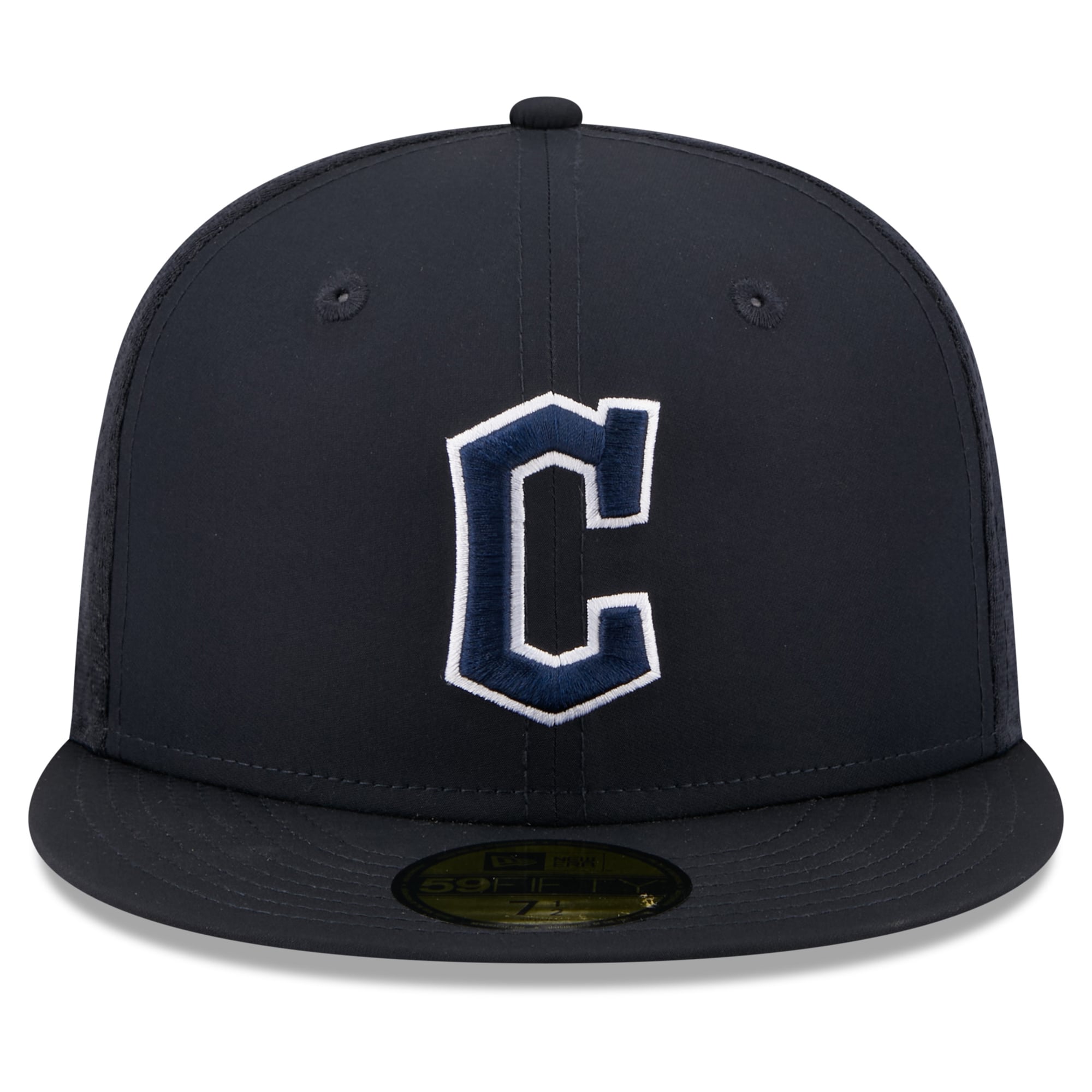 Youth New Era Navy Cleveland Guardians Batting Practice 59FIFTY Fitted Hat