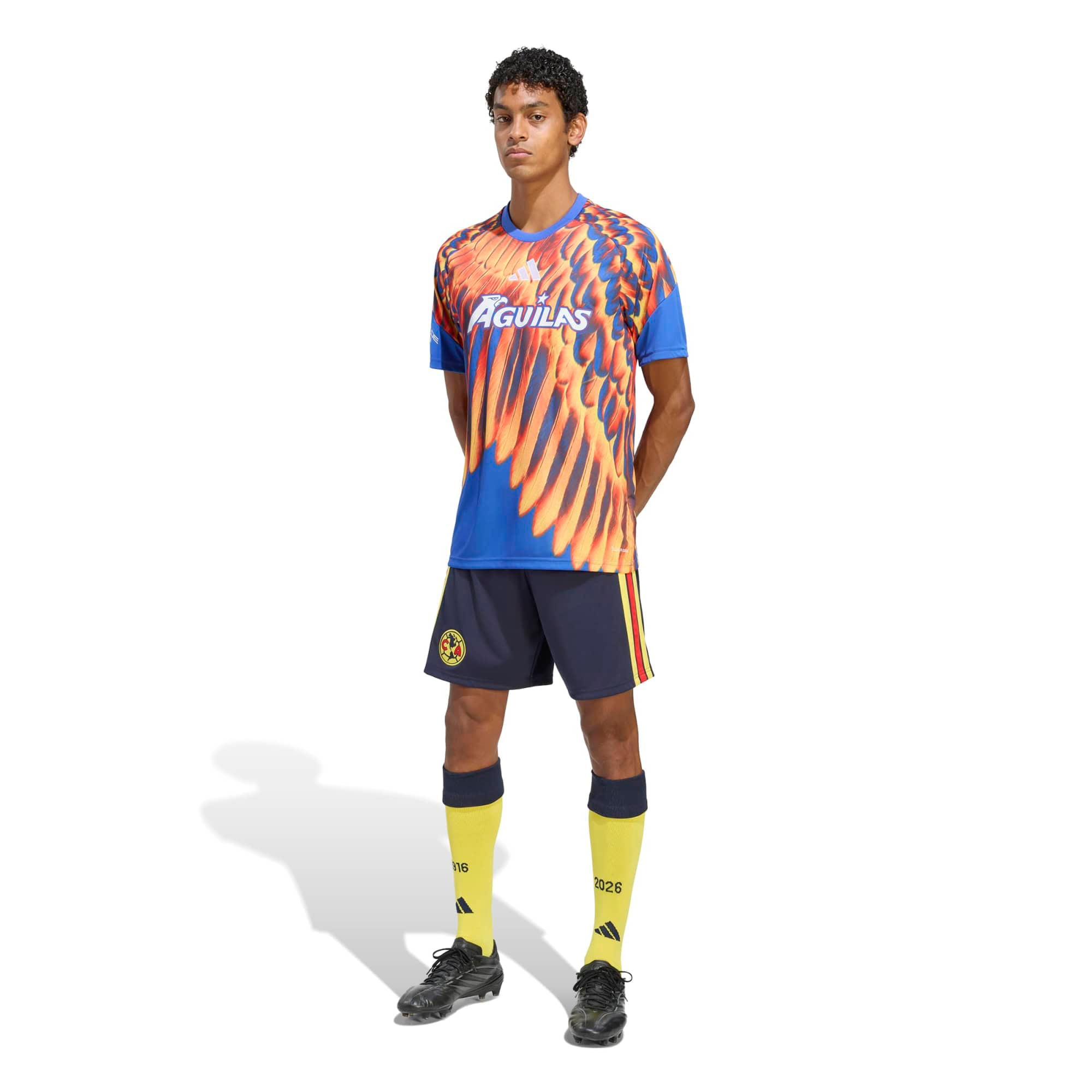 Men's adidas Gray Club America 2026/27 Away Pre-Match Top