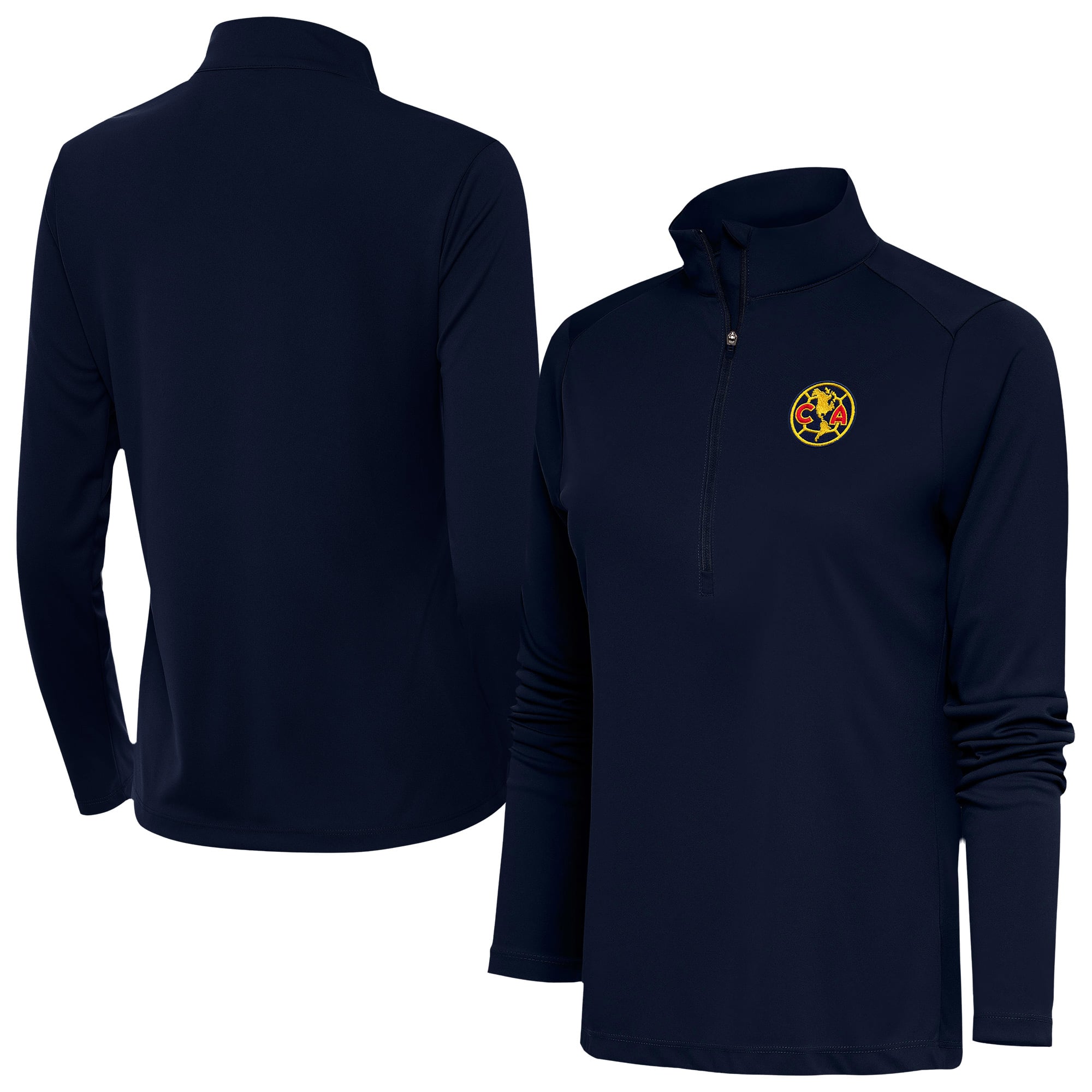 Pull à demi-zip Antigua Navy Club America Statement pour femme