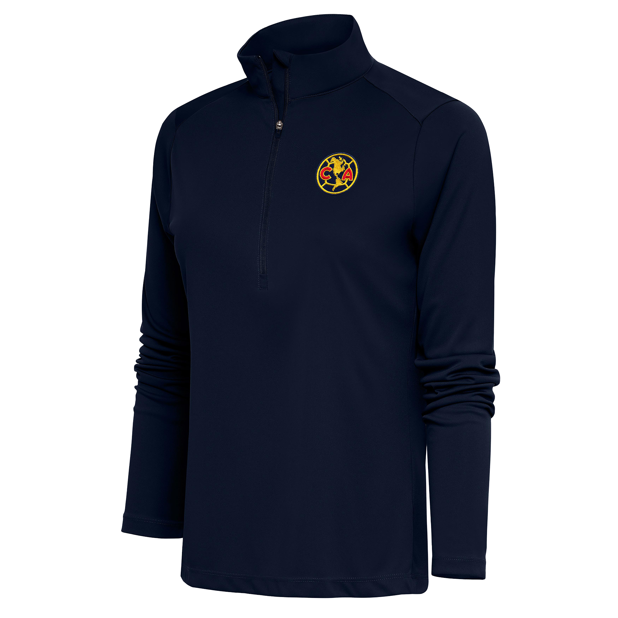 Pull à demi-zip Antigua Navy Club America Statement pour femme