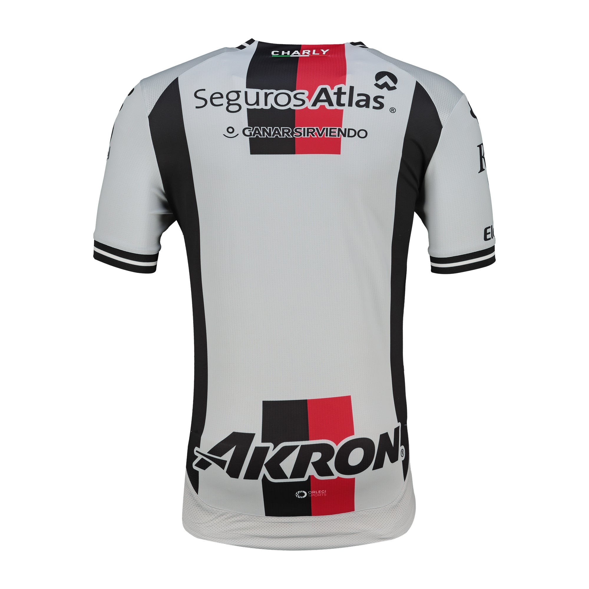 Men's Charly Red/Black Club Atlas 2026/27 Home Authentic Jersey