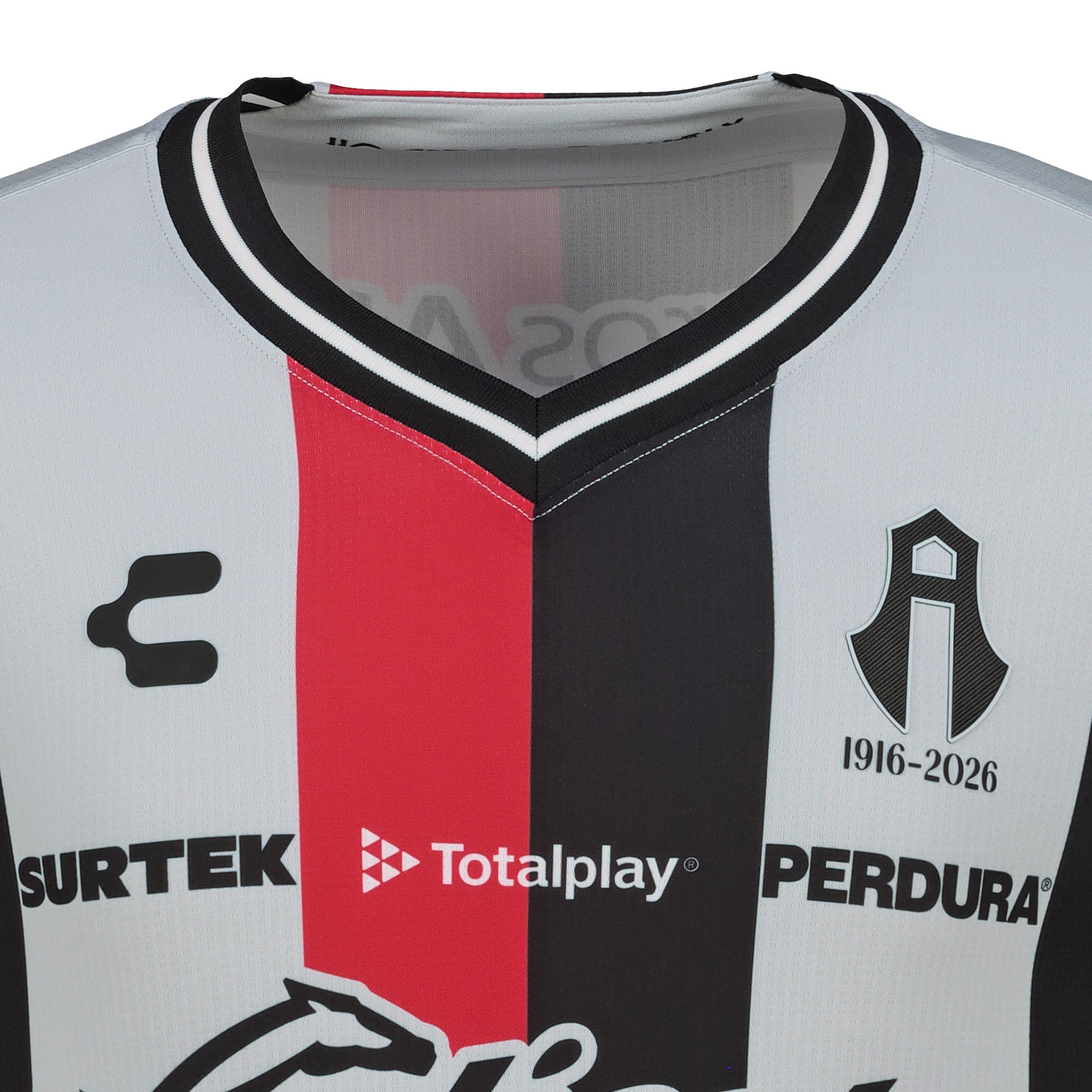 Men's Charly Red/Black Club Atlas 2026/27 Home Authentic Jersey