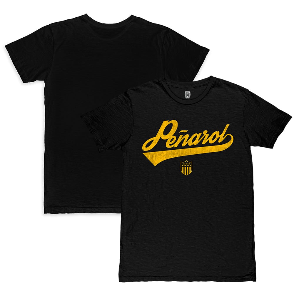 T-shirt homme 1863FC Black Club Atlético Peñarol Script Slub