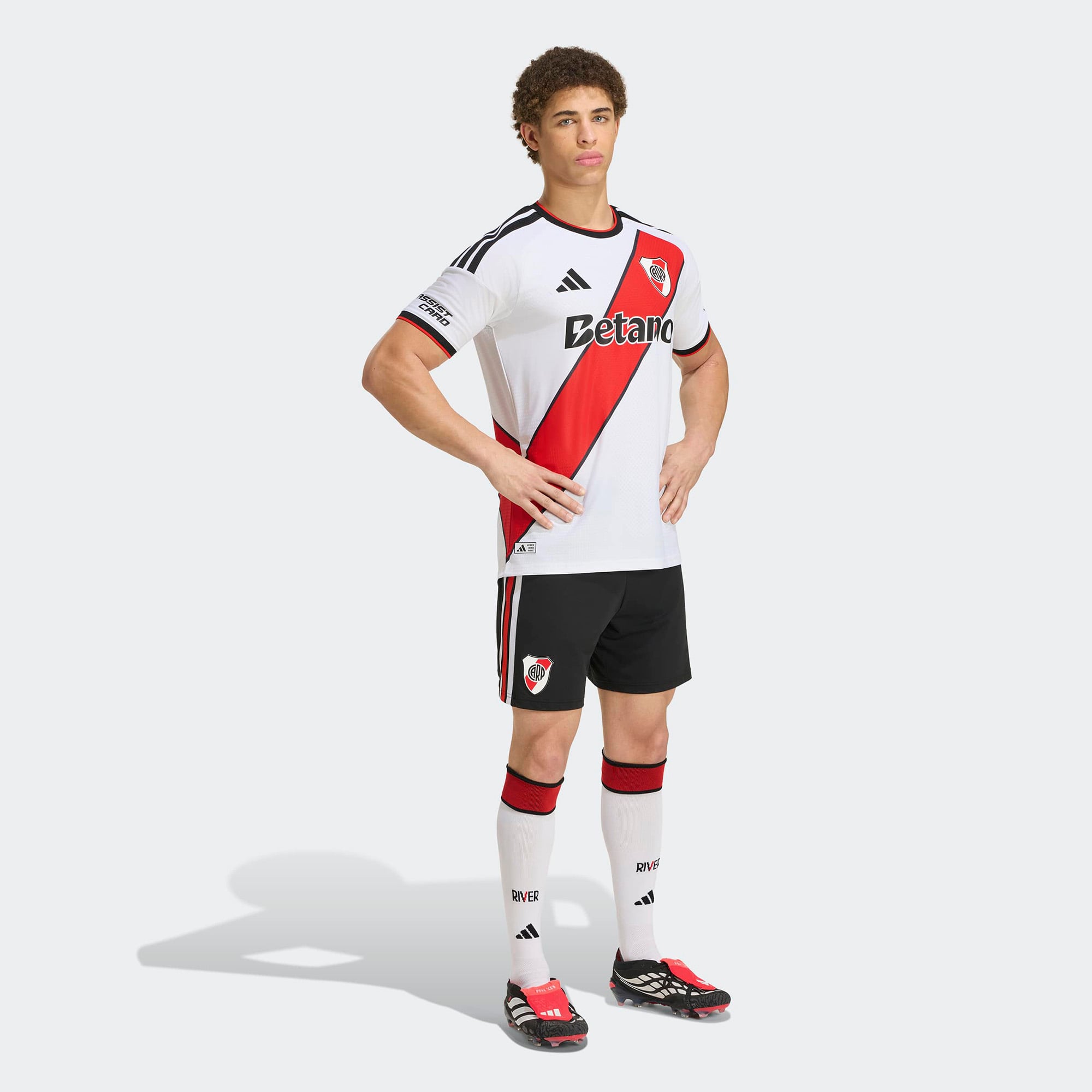 Men's adidas White Club Atlético River Plate 2026/27 Home On-Field Authentic Jersey