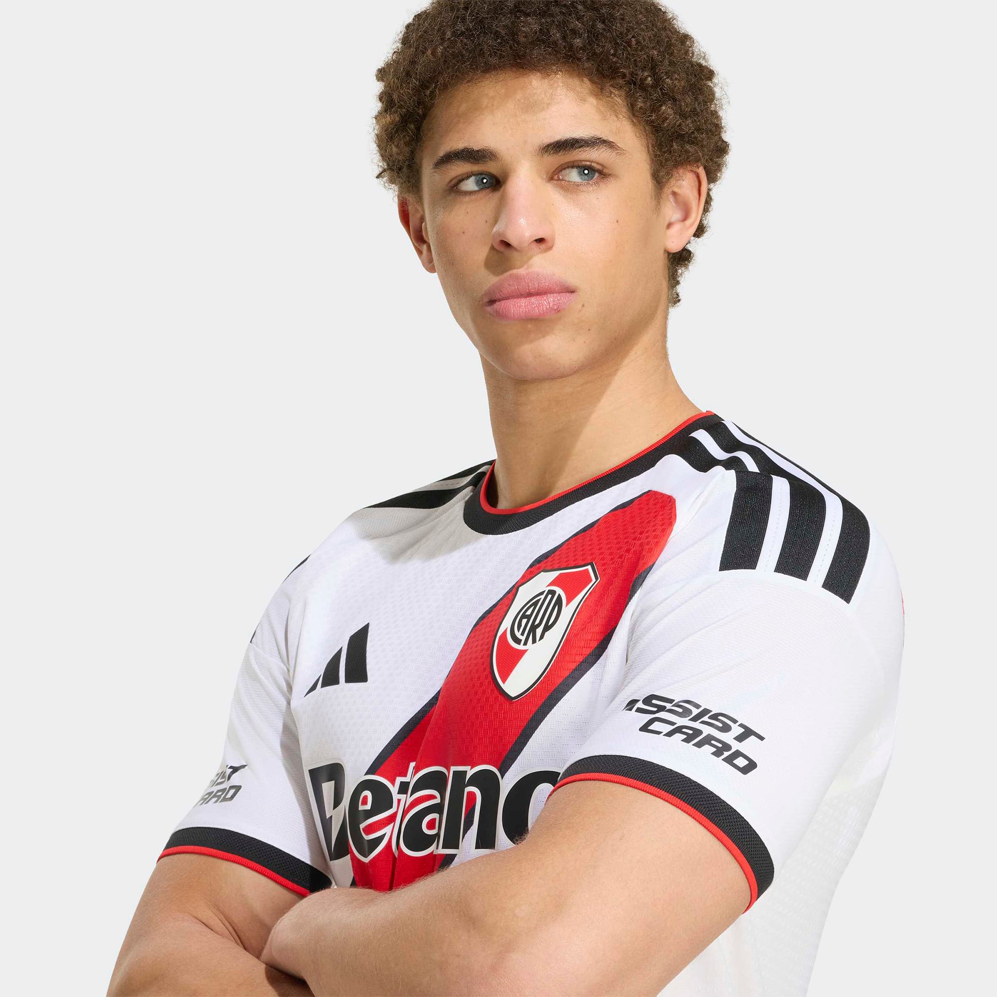 Men's adidas White Club Atlético River Plate 2026/27 Home On-Field Authentic Jersey