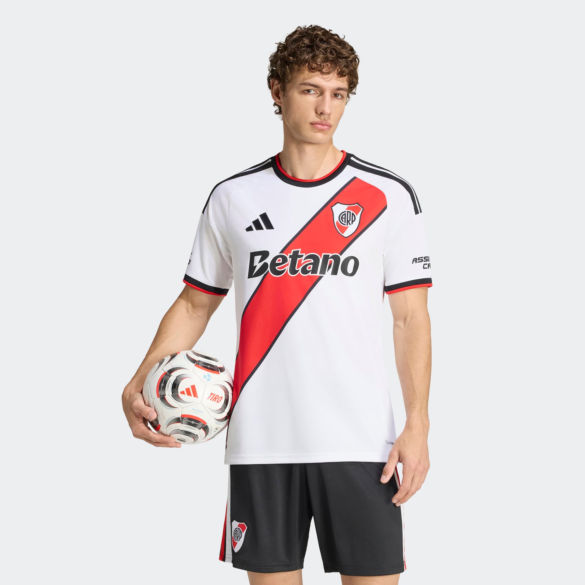 Men's adidas White Club Atlético River Plate 2026/27 Home Replica Jersey