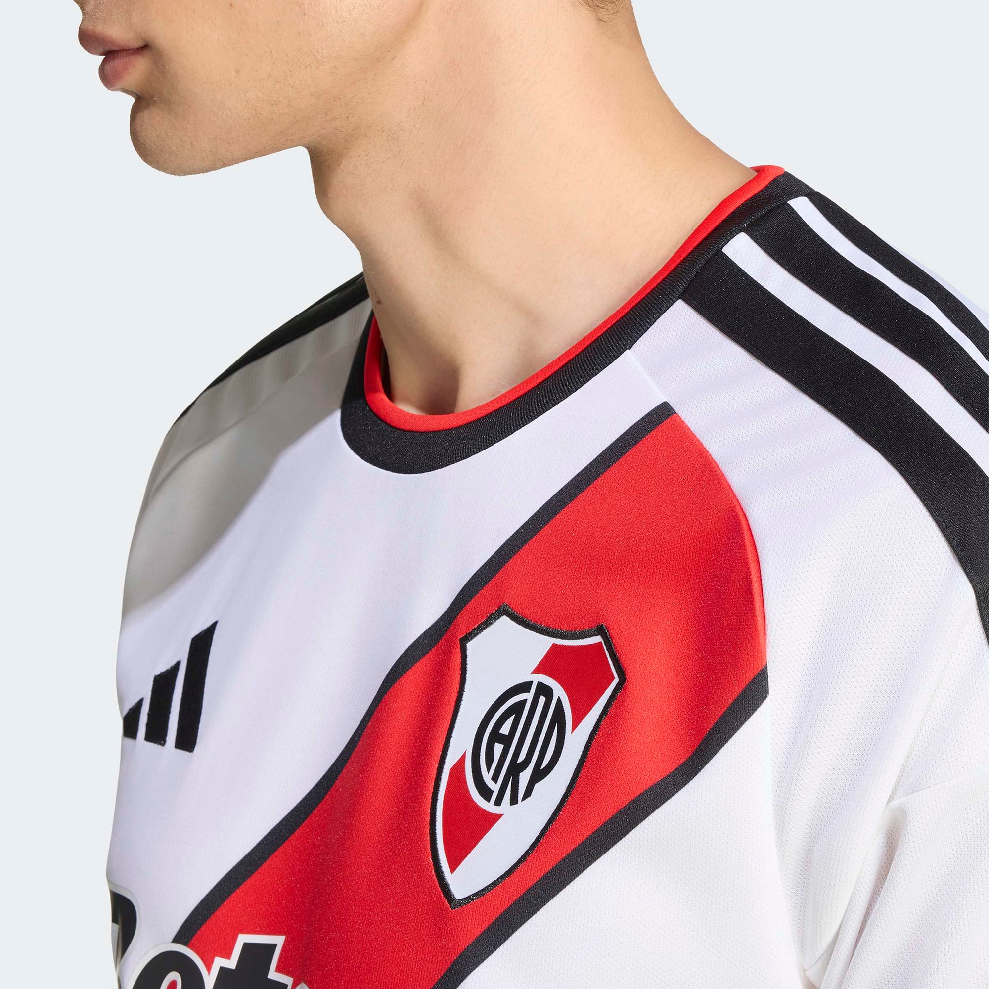 Men's adidas White Club Atlético River Plate 2026/27 Home Replica Jersey