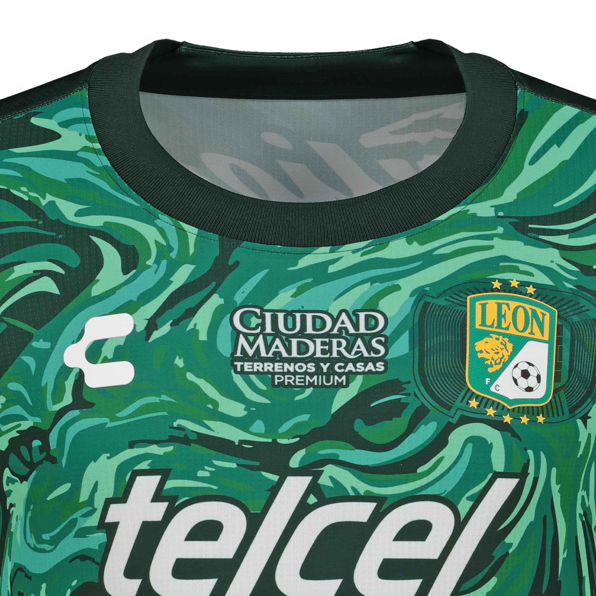 Men's Charly Green Club Leon 2026/27 Home Authentic Jersey