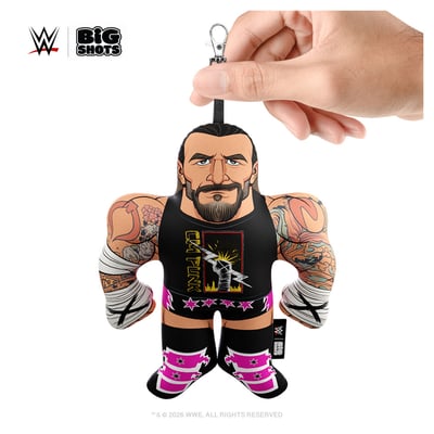 CM Punk 7" Big Shots Mini Toy Plush