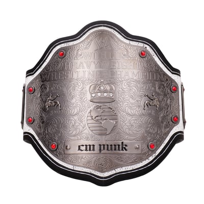 CM Punk Limited Edition WWE World Heavyweight Championship Signature Series Replica Title Belt