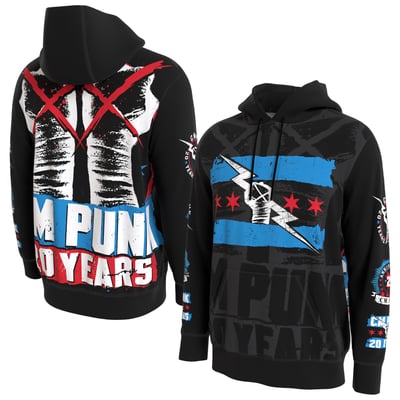 CM Punk ProSphere 20 Years Hoodie - Black