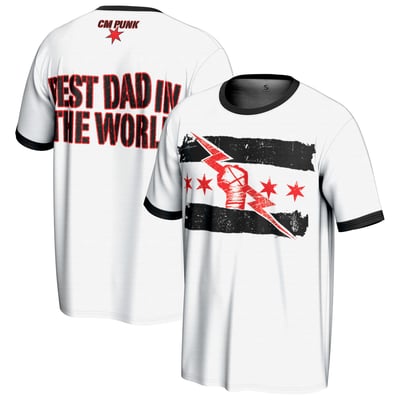 CM Punk ProSphere Father's Day T-Shirt - White