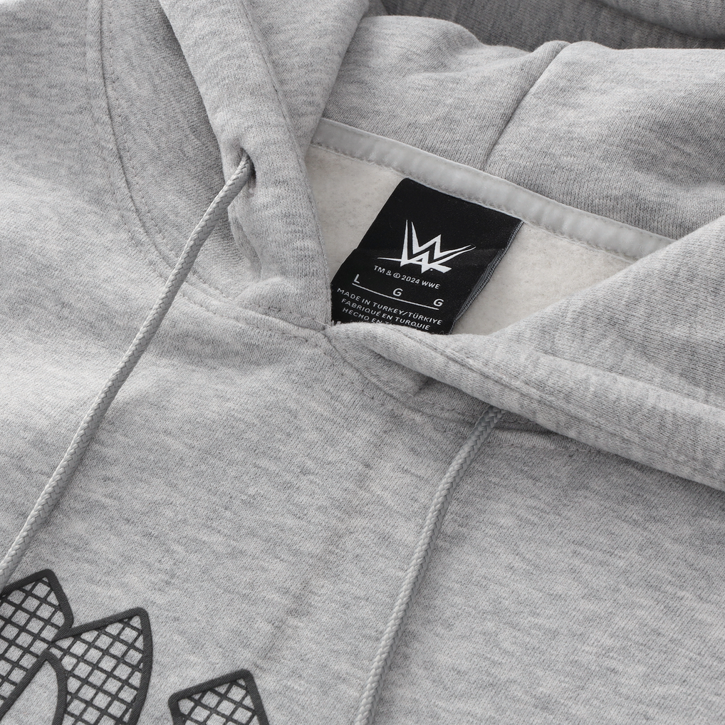 WWE CM Punk Elements Super Soft Fleece Pullover Hoodie - Steel Heather ...