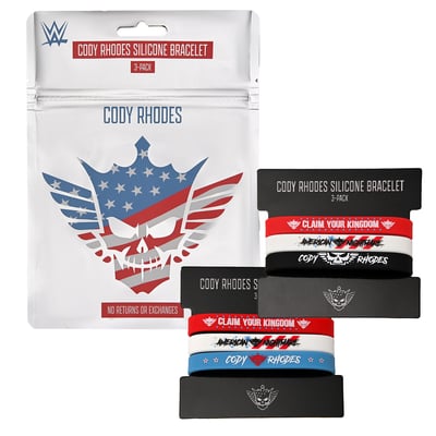 Bracelet en silicone Cody Rhodes, lot de 3 - Chance at Chase