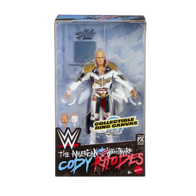 Cody Rhodes WWE Mattel Elite Collection SummerSlam 2023 Action Figure with Match-Used Acrylic Canvas Display - Fanatics Exclusive