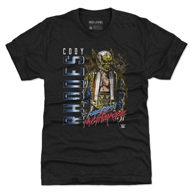 Cody Rhodes 500 Level Tri-Blend T-Shirt - Black