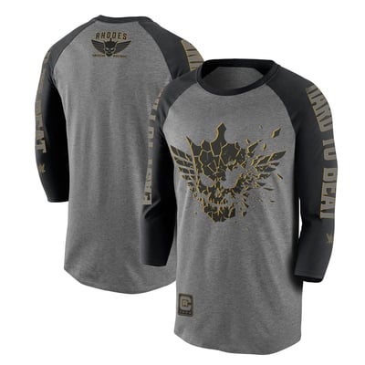 T-shirt à manches longues raglan Cody Rhodes Easy To Find Hard To Beat - Gris