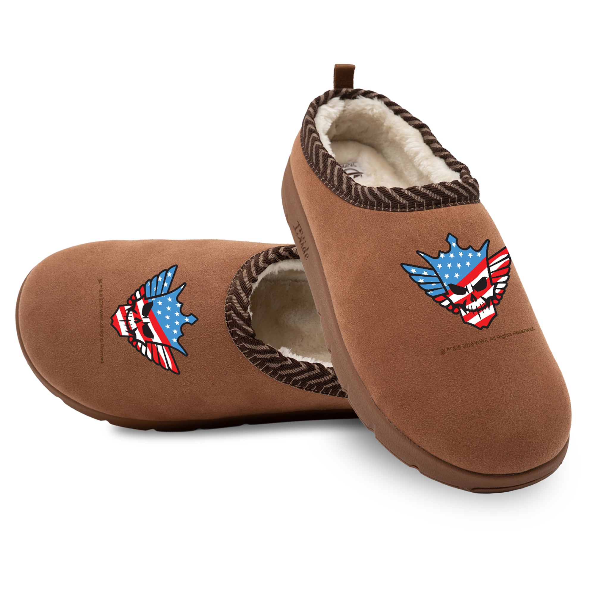 Unisex ISlide Brown Cody Rhodes Skull Mission Slippers