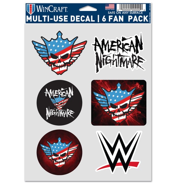 WWE Cody Rhodes 6pk Fan Decal