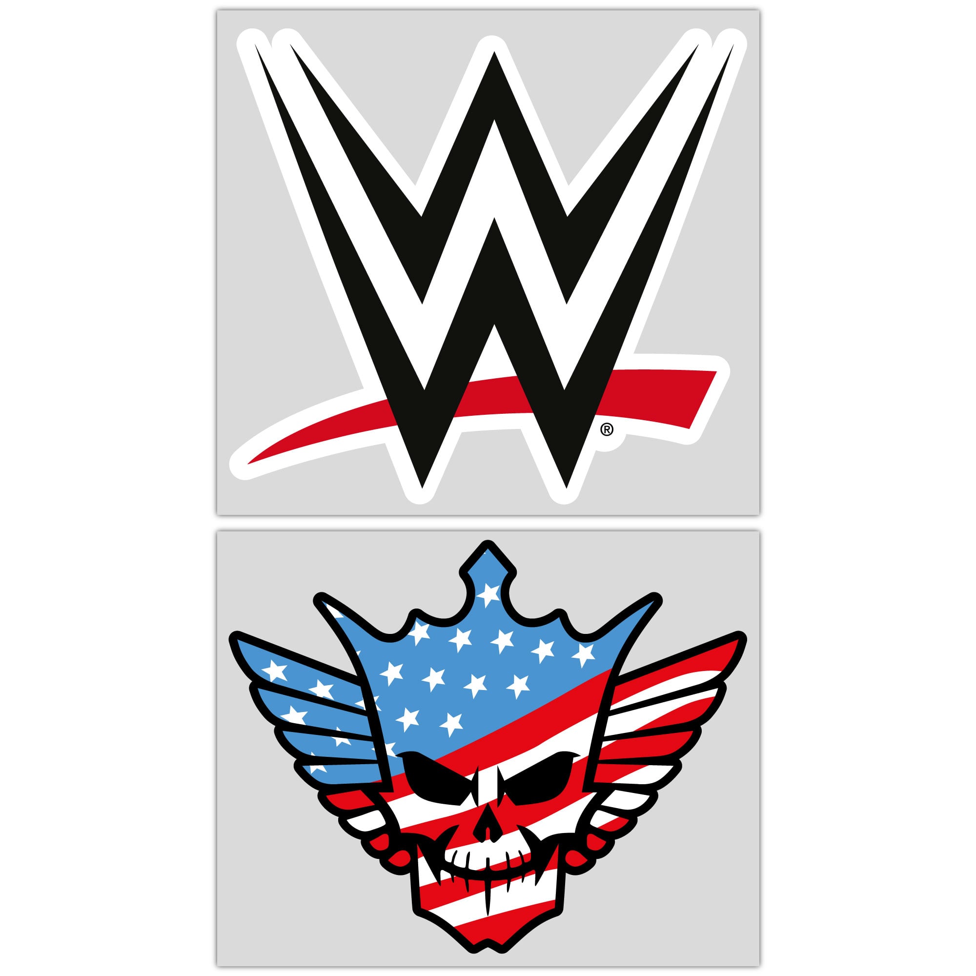 WWE Cody Rhodes Dual Sticker Set - 2 x 15cm