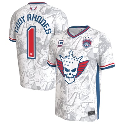 Cody Rhodes ProSphere Youth Soccer Jersey - White