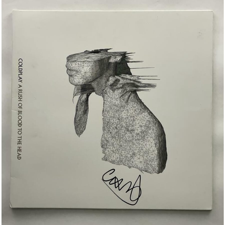 Coldplay Auto Graph Coldplay A Rush Of Blood To The Head