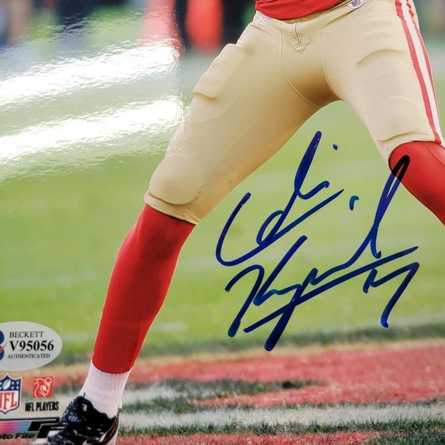 Colin Kaepernick signed San Francisco 49ers 8x10 photo autograph 