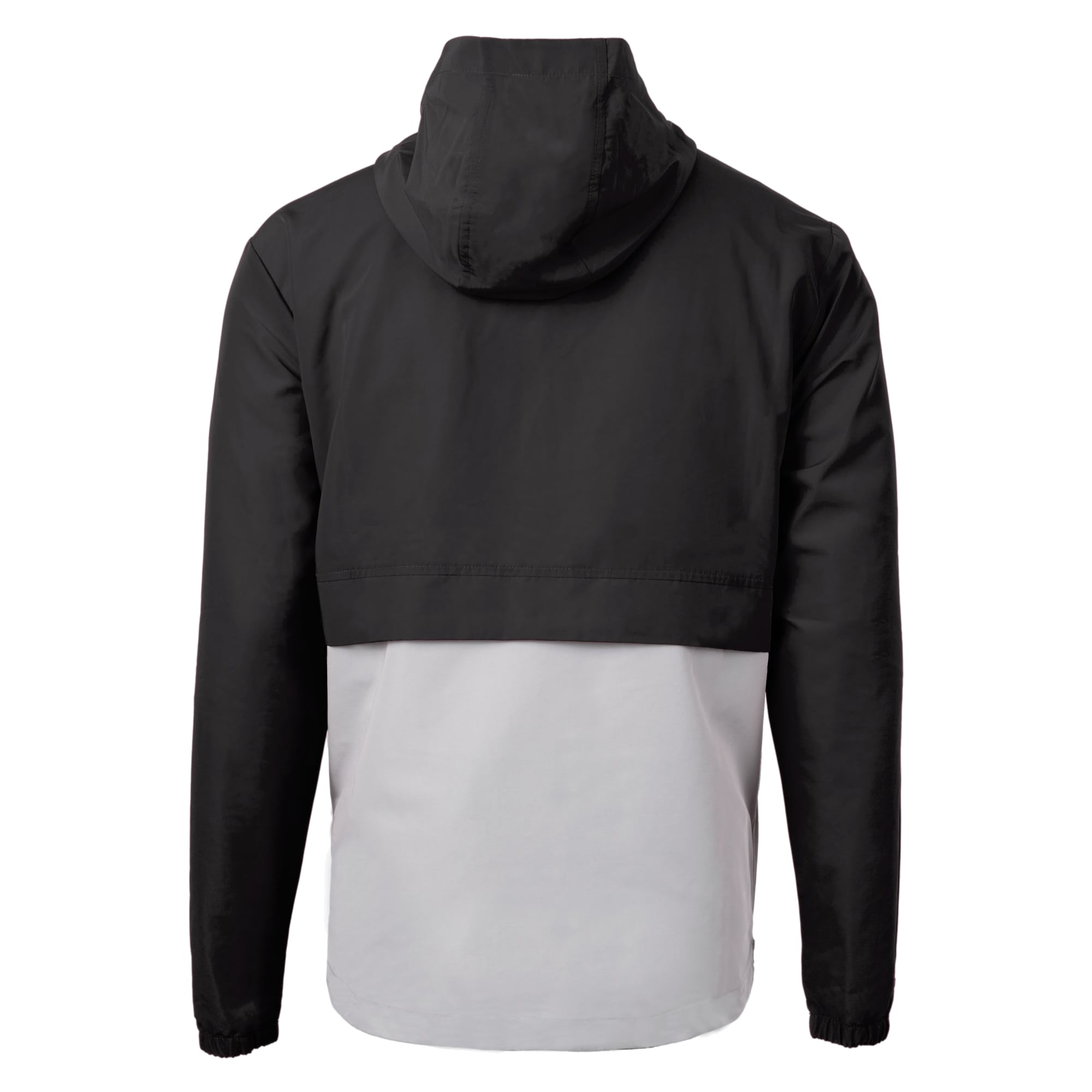 Anorak demi-zippé Charter Eco recyclé pour homme, noir, Cutter & Buck Pac-12 Gear