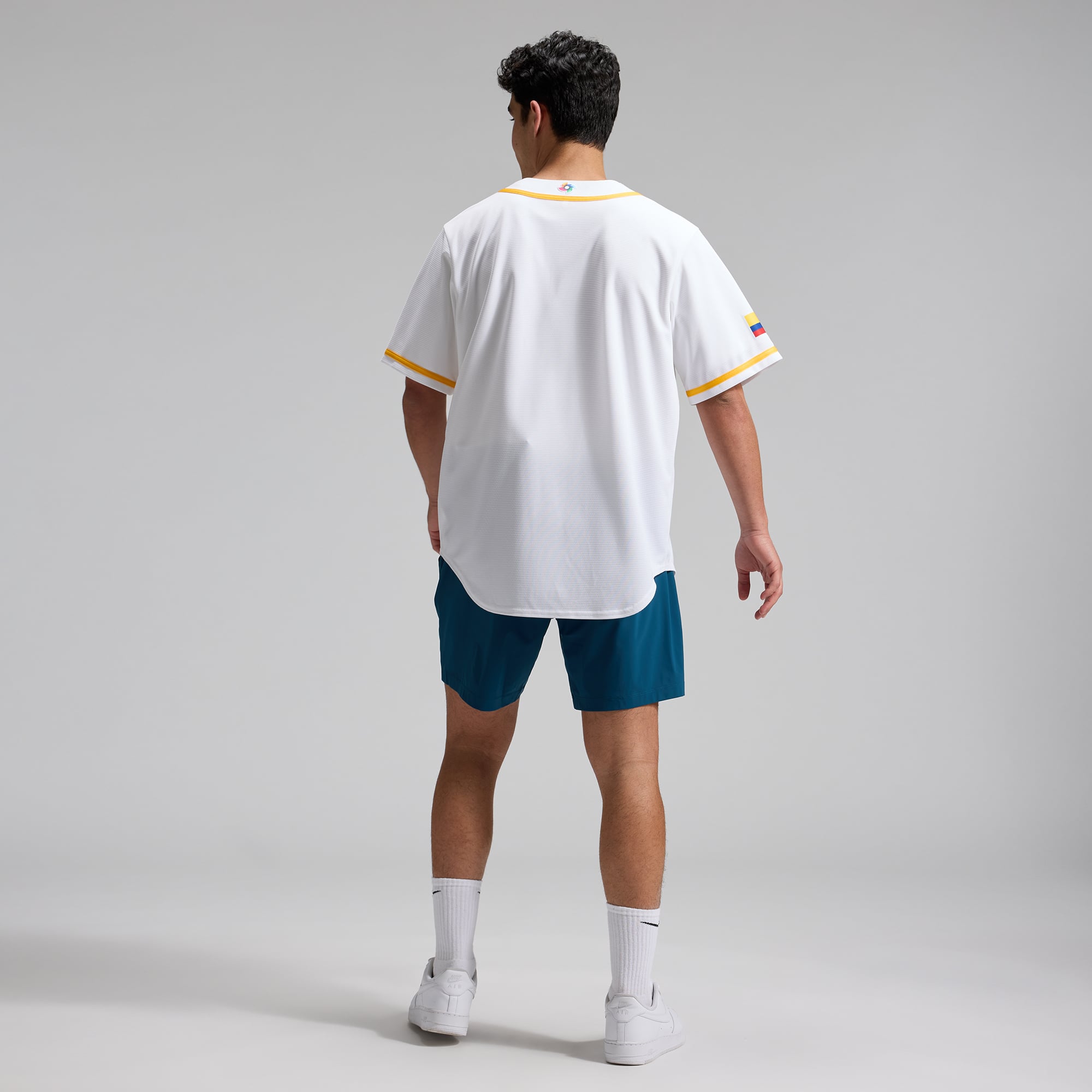 Men's Nike White Colombia Baseball 2026 World Classic Home Stadium Jersey