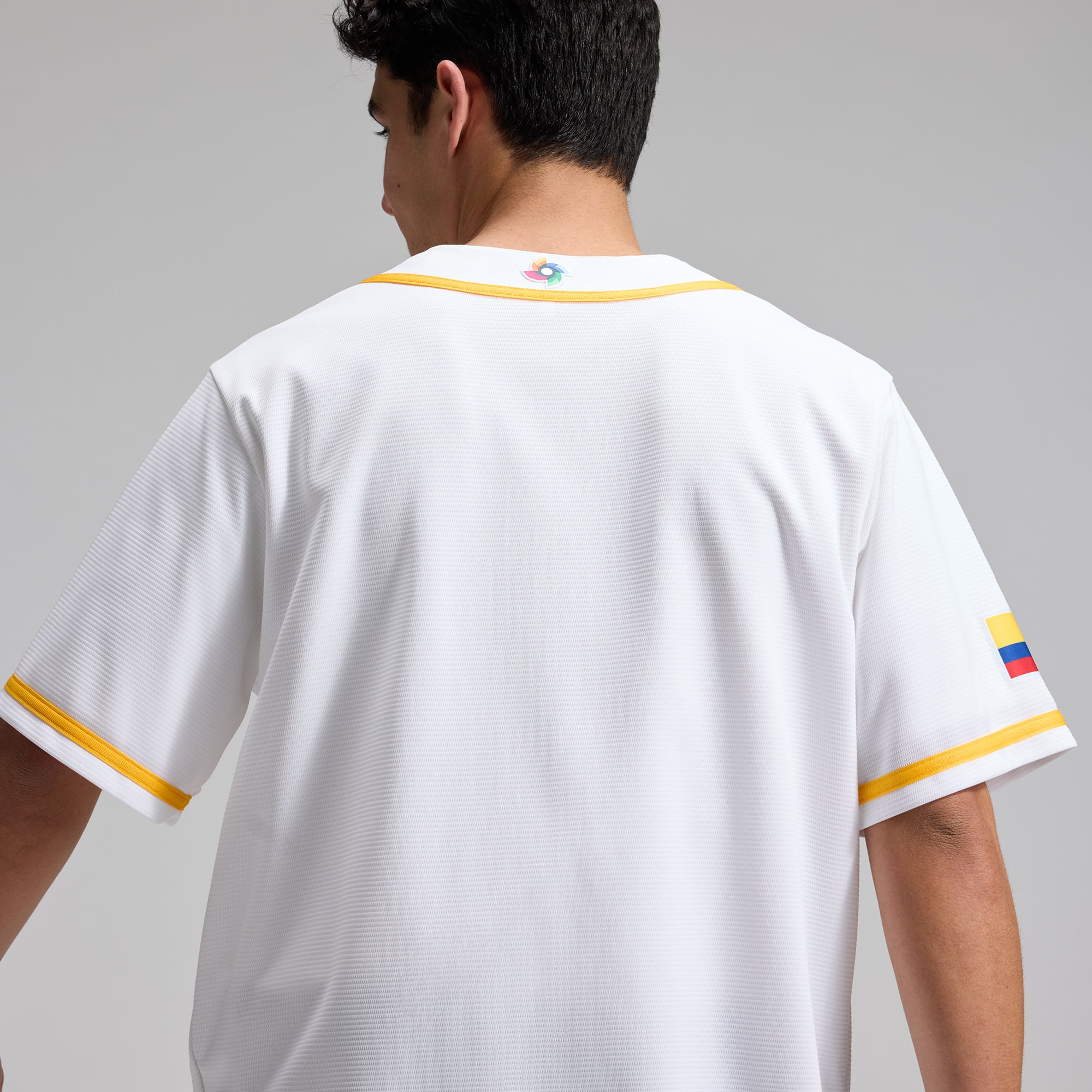 Men's Nike White Colombia Baseball 2026 World Classic Home Stadium Jersey