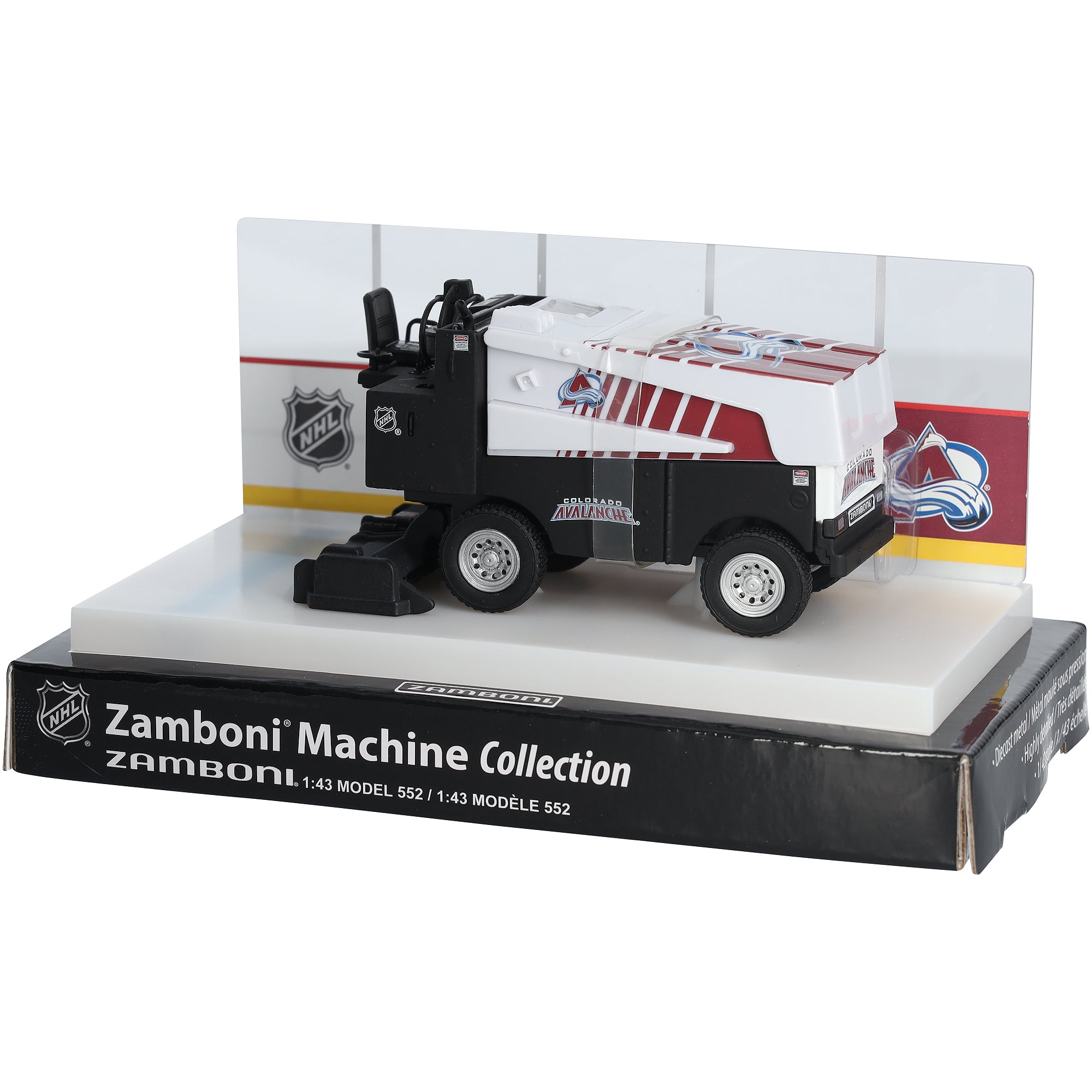 Zamboni miniature moulée sous pression à l'échelle 1:43
