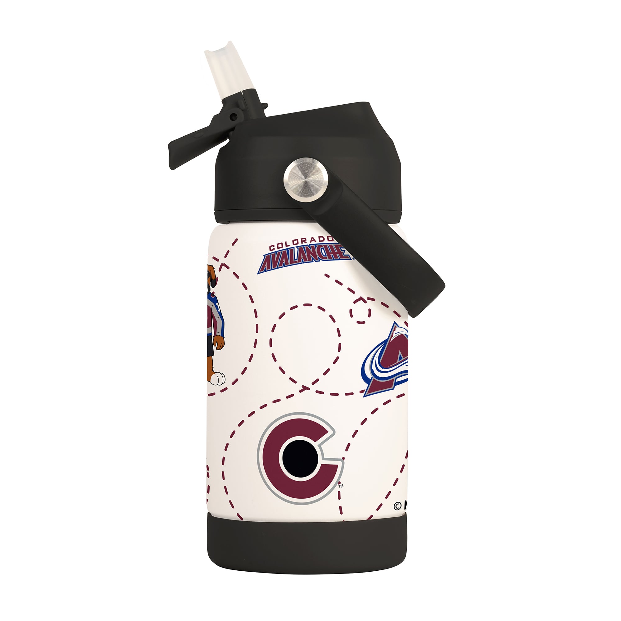 Logo Brands Colorado Avalanche 12oz. Mascot Bottle