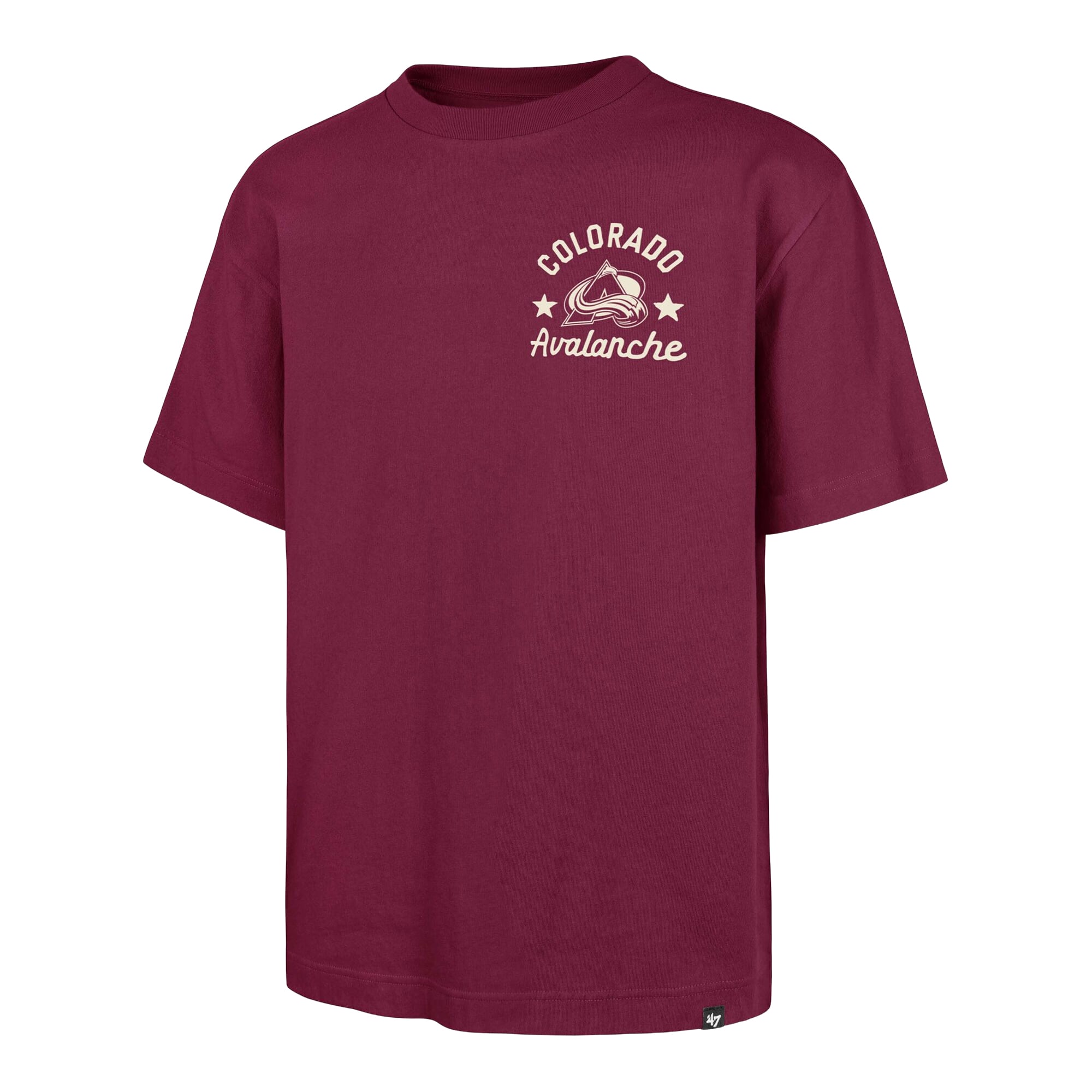 T-shirt homme '47 Burgundy Colorado Avalanche HPD Mask Foundation