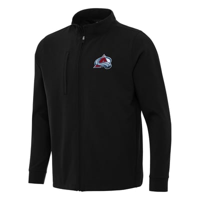  Colorado Avalanche Antigua Regard Full-Zip Jacket - Black
