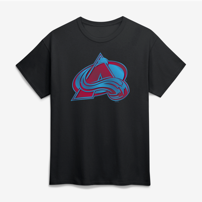 Colorado Avalanche Big & Tall Metallic Mascot T-Shirt - Black