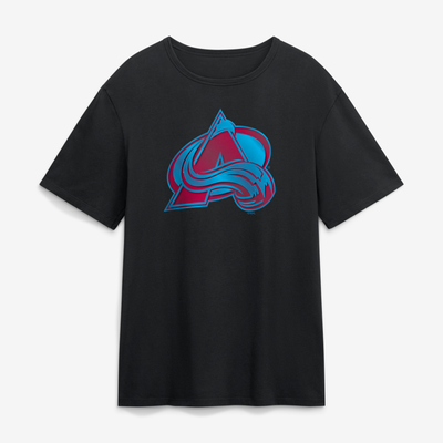 Colorado Avalanche  Metallic Mascot T-Shirt - Black