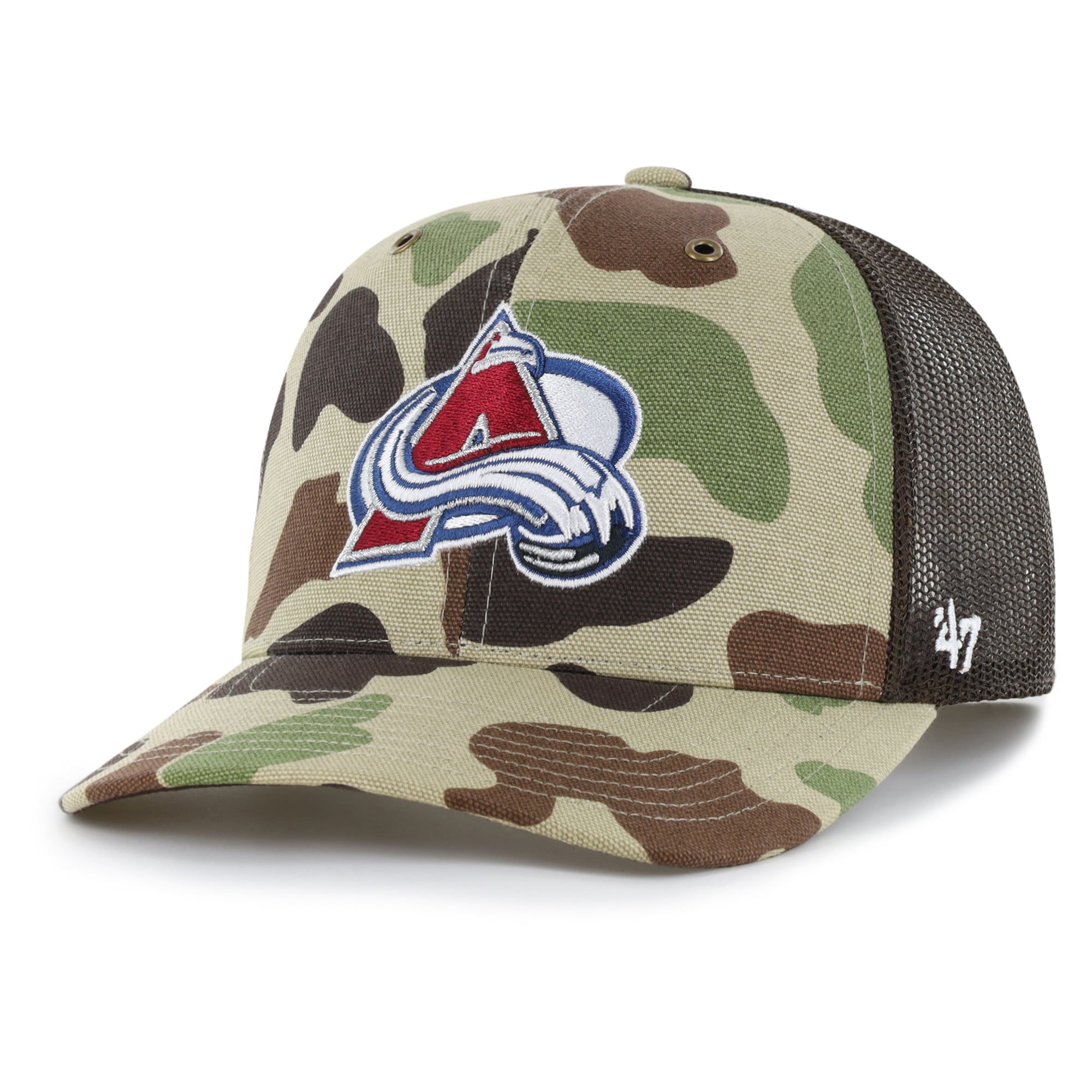 Casquette trucker ajustable Carhartt x '47 Duck Camo Colorado Avalanche pour homme