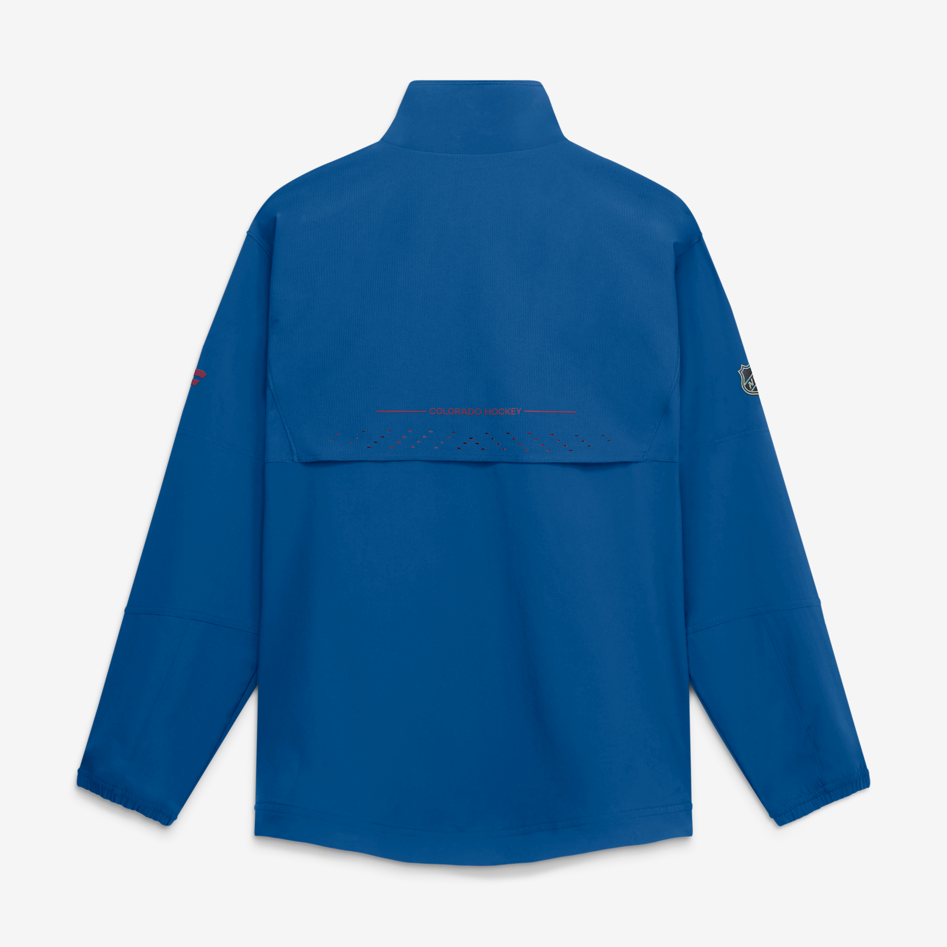 Veste d'entraîneur authentique Pro Rink pour homme, bleue, Colorado Avalanche, de Fanatics.